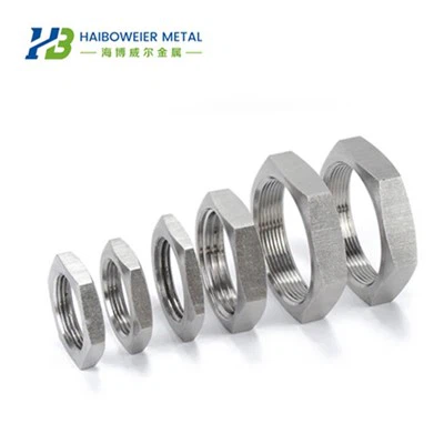 Titan sexkantig tunn mutter