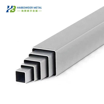 Titanium fyrkantigt rör